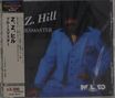 "Z.Z. Hill", "Bluesmaster". Blau gekleideter Mann mit Hut sitzt. Links: Japanische Schrift, Preisangabe. "Malaco" Logo.