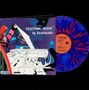 "Celestial Ocean by Brainticket." Eine bunte LP mit abstraktem, surrealem Cover und blau-rotem Vinyl.