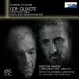 "Richard Strauss: Don Quixote, Symphonic Poem 'Death and Transfiguration', Mischa Maisky, Lars Anders Tomter, Czech Philharmonic Orchestra, Vladimir Ashkenazy." Zwei Männerporträts in Schwarz-Weiß.