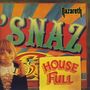 Texte: "'SNAZ", "Nazareth", "HOUSE FULL". Ein Kind mit blondem Haar hält ein Buch vor einem bunten, gemusterten Hintergrund., 2 CDs