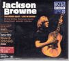 "Jackson Browne", "THE ROAD EAST - LIVE IN JAPAN", mit Gitarre spielende Person, BSCD2 Blu-spec CD2 Logo oben rechts., CD