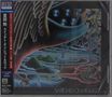 Text: "Switched on Hit & Rock." Illustration mit futuristischer Landschaft, Kabel, Berge und Wasser., CD
