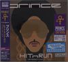 Texte: "Prince", "Hitnrun Phase Two", "Love 4ever". Illustration: Künstler mit Afro, Sonnenbrille, Bart., CD