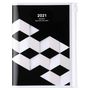 : MARK'S 2020/2021 Taschenkalender A6 vertikal, Geometric Pattern BLACK., Buch