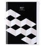 : MARK'S 2020/2021 Taschenkalender A5 vertikal, Geometric Pattern BLACK, Buch