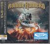 "Ronnie Romero", "Backbone". Ein Drache mit einem Wolfskopf brüllt, umgeben von Flammen und Blitzen. Japanische Schriftzeichen links., CD