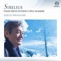 "Sibelius Piano Pieces without Opus Numbers, Kikuo Watanabe." Porträt eines lächelnden Mannes vor schneebedeckter Landschaft., CD