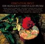 "ESSENTIAL BEST" steht oben. Darunter Künstlernamen und Liedtitel. Eine rote Rose liegt auf einer dekorierten Schachtel., 2 LPs