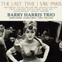 "The Last Time I Saw Paris", "Bag's Groove", "Barry Harris Trio". Eine Frau in einem eleganten Kleid steht im Vordergrund., 2 LPs
