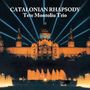 "Catalonian Rhapsody Tete Montoliu Trio" steht über einem beleuchteten Schloss, mit Strahlen und erleuchteten Wasserspielen., 2 LPs