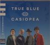 TRUE BLUE CASIOPEA. 2025年のミラクル. Vier Männer, einer mit Hut, vor blauem Hintergrund., CD
