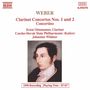 Carl Maria von Weber: Klarinettenkonzerte Nr.1 & 2, CD