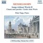 Felix Mendelssohn Bartholdy: Lieder ohne Worte Vol.2, CD