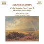 Felix Mendelssohn Bartholdy: Cellosonaten Nr.1 & 2, CD