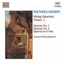 Felix Mendelssohn Bartholdy: Streichquartette Nr.0,1,4, CD