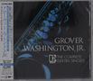 "Grover Washington, Jr. The Complete Elektra Singles" und japanische Schriftzeichen, vor Saxophon in Blau., CD