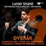 "Oberer Text: Lahav Shani, Rotterdam Philharmonic Orchestra. Unterer Text: Dvořák Symphony No. 9, Wagenaar Cyrano Overture.", Super Audio CD