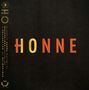 „10 Years HONNE“ und „HONNE“ in großen Buchstaben. Links senkrechter Text zu einer Kollektion. Dunkler Hintergrund., 2 LPs