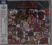 "Gorillaz The Singles Collection 2001-2011" steht oben. Verschiedene Illustrationen von Cartoon-Charakteren in einem Mosaik., CD