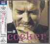 Die Texte umfassen "the best of joe cocker" und japanische Schriftzeichen. Ein nachdenklicher Mann blickt nach unten., CD
