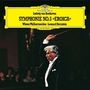 Logo „Deutsche Grammophon“, Titel: Ludwig van Beethoven, Symphonie No. 3 „Eroica“. Leonard Bernstein dirigiert.