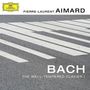 "Pierre-Laurent Aimard. Bach: The Well-Tempered Clavier I." Zebra-Streifen auf Asphalt. Oben links ein gelbes Logo., 2 CDs