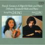 Franck und Debussy: Sonaten für Violine und Klavier. Kyung-Wha Chung, Radu Lupu. Zwei Porträts nebeneinander., CD