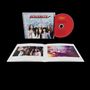 Text "Aerosmith" auf CD und Cover. Zeigt Bandmitglieder, darunter ein offenes Booklet mit Fotos., CD