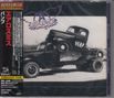 Links ragt ein roter Balken mit japanischem Text hoch. Oben steht "AEROSMITH". Zwei alte Lastwagen sind übereinander gestapelt., CD