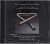 "The Orchestral Tubular Bells" von Mike Oldfield; Bild eines gebogenen, glänzenden Rohres auf schwarzem Hintergrund., CD