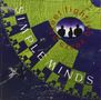 Text: "Street Fighting Years, Simple Minds". Silhouetten von drei Personen vor einem blauen Hintergrund., CD