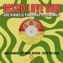 DISCO LOVE DUB. JOE GIBBS & THE PROFESSIONALS. Vinyl-Label mit psychedelischem Hintergrundmuster., 2 CDs