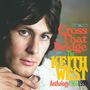 "Cross That Bridge The Keith West Anthology 1965-1999". Ein Mann blickt ernst, die Hand am Kinn., 2 CDs