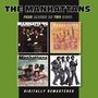 "The Manhattans", "Four Albums on Two Discs", "Digitally Remastered". Vier Albumcover auf schwarzem und grünem Hintergrund., 2 CDs