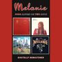 **Melanie**  
FOUR ALBUMS ON TWO DISCS  
**DIGITALLY REMASTERED**  
Vier Album-Cover in einem Raster.