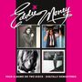 Text: Eddie Money. Vier Alben auf zwei CDs. Digital remastered. Layout mit vier Albumcovern in Quadraten.