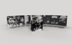 "BÉLA TARR" steht auf einem zentralen, künstlerisch gestalteten Schuber. Links und rechts sind schwarz-weiße Filmfotos., 8 Blu-ray Discs