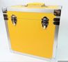 Steepletone 12" LP Record Storage Carry Case (Yellow), ZUB