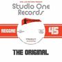 "Studio One Records", "Reggae", "45", "The Original". Oben ist "Studio 1" als Logo mit rotem Design., Single 7"