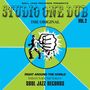 "Soul Jazz Records presents Studio One Dub Vol. 2. Fist und Tänzer überladene Illustration mit grün-blauen Segmenten.", CD