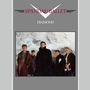 "Spandau Ballet" und "Diamond" in einem stilvollen Design. Fünf Männer in Mänteln stehen vor einer dramatischen Wolkenkulisse., LP