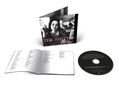 CD-Cover mit Text "THE SMITHS BEST... I", daneben ein CD-Booklet mit Songtexten und eine schwarze CD mit weißem Text., CD