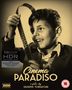 "Cinema Paradiso", "a film by Giuseppe Tornatore". Ein lachender Junge hält einen Filmstreifen in der Hand., 1 Ultra HD Blu-ray und 1 Blu-ray Disc