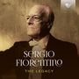 Text: "SERGIO FIORENTINO THE LEGACY 26CD". Ein älterer Mann in formeller Kleidung blickt ernsthaft zur Seite., 26 CDs