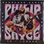 "Scorched Earth Volume Two LA/London Philip Sayce". Ein Gitarrist in farbenfrohem, blumigem Design., LP