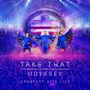 Take That: Odyssey (Greatest Hits Live) (Limited Hardcoverbook), 1 DVD, 1 Blu-ray Disc und 2 CDs