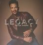 "LEGACY" und "PETER ANDRE" stehen deutlich. Ein Mann in brauner Lederjacke lächelt., LP