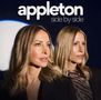 Text: "appleton side by side". Zwei Frauen in eleganter Kleidung, im Vordergrund vor einem dunklen Hintergrund., CD
