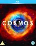 „COSMOS: A SPACETIME ODYSSEY.“ Zentral ein Auge in kosmischen Farben; blauer Rand deutet auf Blu-ray hin.