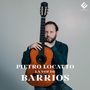 "Pietro Locatto La Voz de Barrios." Mann mit Gitarre, neutraler Hintergrund, Logo oben rechts.